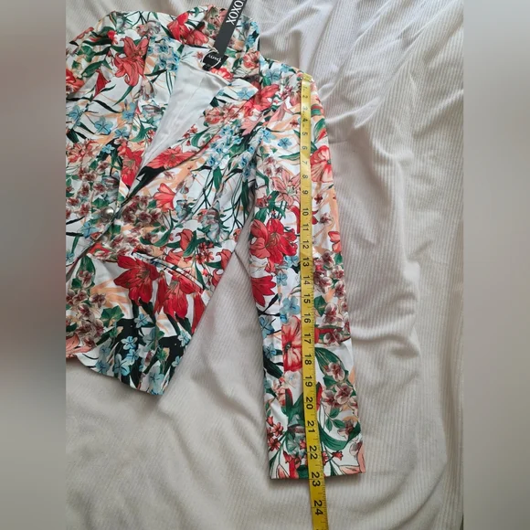 XOXO Floral Blazer Jacket Multicolored Sz S NWT. BLAZER ONLY - Picture 7 of 13